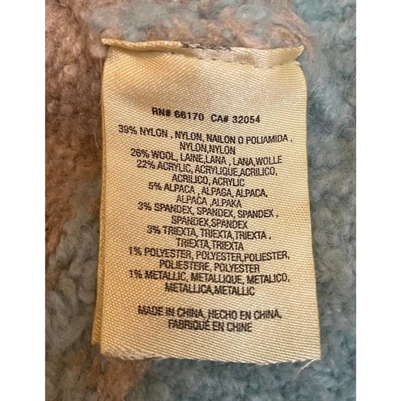 Sleeping On Snow Sweater Size XS Anthropologie Wool Blue Gray Orange Pullover - Picture 5 of 8